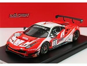 FERRARItF[ - 488 GT3 EVO TEAM KESSEL RACING N 11 24h SPA 2021 D.FUMANELLI - G.RODA - T.KOHMANN - RED FLUO WHITE /LOOKSMART 1/43 ~jJ[