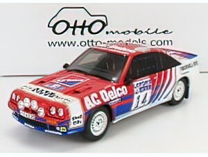 OPEL - MANTA 400 R TEAM EURO OPEL N 14 RALLY RAC LOMBARD 1985 J.McRAE - I.GRINDROD - RED BLUE WHITE /Otto 1/18 ~jJ[