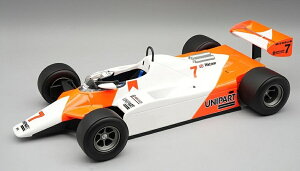 McLAREN F1 MP4/1B �t�H�[�h �R�X���[�X #7 USA�f�g���C�gGP�D�� 1982 �W�����E���g�\�� �z���C�g/���b�h / Tecno 1/18 �~�j�J�[