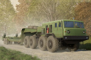 MAZ-545 トランスポーター with CHMZAP-5247G セミトレーラー/ Trumpeter 1/35 模型 プラモデルキット