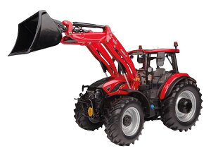 CASE-IH �t�@�[�}�� 120C �g���N�^�[ �t�����g���[�_�[�t�� 2021 ���b�h/�u���b�N / Univrsal Hobbies 1/32 �_�@�@�͌^