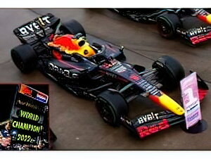 y\z8ȍ~\RED BULL - F1 RB18 TEAM ORACLE RED BULL RACING N 1 WINNER JAPAN GP WITH PIT BOARD WORLD CHAMPION 2022 MAX VERSTAPPEN - MATT BLUE YELLOW RED /SPARK 1/18 ~jJ[