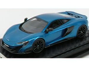 McLAREN}N[ 675LT 2016 - CERULEAN BLUE MET /Tecno 1/43 ~jJ[
