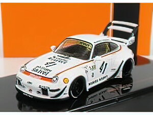 PORSCHE|VF - 911 993 RWB LBWK N 41 RACING 1996 - WHITE /IXOCN\ 1/43 ~jJ[