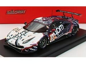 FERRARItF[ 488 GTE EVO 3.9L TURBO V8 TEAM AF CORSE N 61 24h LE MANS 2022 L.PRETTE - C.GRUNEWALD - V.ABRIL - WHITE BLUE /LOOKSMART 1/43 ~jJ[