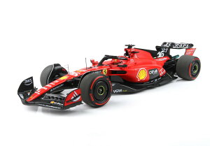 FERRARI F1 SF 23 TEAM SCUDERIA FERRARI N 16 3rd BELGIUM GP 2023 CHARLES LECLERC RED BLACK/BBR 1/18�~�j�J�[