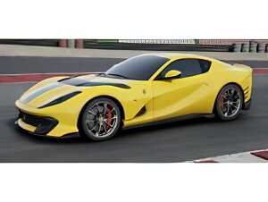 y\z2024N\FERRARItF[ 812 COMPETIZIONE 2021 - GIALLO MODENA - YELLOW CO/BURAGO 1/18 ~jJ[