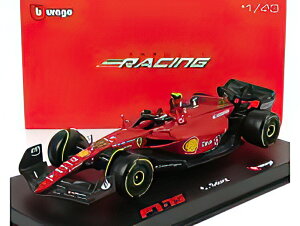 FERRARI F1 75 SCUDERIA FERRARI N 55 SEASON 2022 CARLOS SAINZ EXCLUSIVE CARMODEL RED/Bburago 1/43~jJ[ VOl`[V[Y