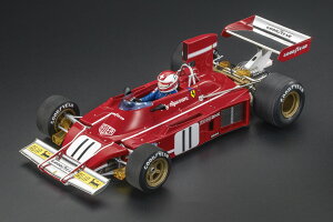 �y�\��z2025�N�����\��FERRARI F1 312 B3 N 11 2nd BRAZILIAN GP (with driver figure) 1974 CLAY REGAZZONI RED/GP Replicas 1/18�~�j�J�[