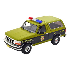 Ford�t�H�[�h Bronco�u�����R 1996 Maryland State Police green�O���[�� black�u���b�N / Greenlight 1/18 �~�j�J�[