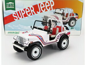 JEEP - CJ-5 SUPER JEEP 1973 - WHITE /Greenlight 1/18 ~jJ[