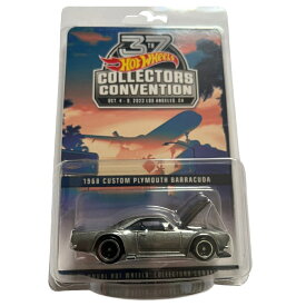 ホットウィール 2023 37TH CONVENTION DINNER CAR 1968 PLYMOUTH BARRACUDA/Hotwheels 1/64 ミニカー
