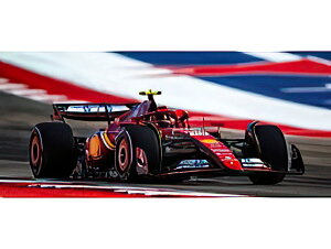 y\z2025N\FERRARI F1 SF 24 TEAM SCUDERIA FERRARI N 55 2nd AUSTIN USA GP 2024 CARLOS SAINZ RED WHITE BLACK/LOOKSMART 1/43~jJ[