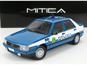 y\z2024N\FIAT - CROMA CHT POLIZIA 1987 POLICE LIGHT BLUE WHITECO /MITICA 1/18 ~jJ[