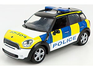 MINI COOPER S COUNTRYMAN UK POLICE 2011 WHITE BLACK YELLOW BLUE/Motor Max 1/24�~�j�J�[