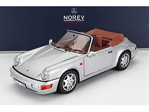 PORSCHE 911 964 CARRERA 2 CABRIOLET 1990 SILVER/Norev 1/18~jJ[