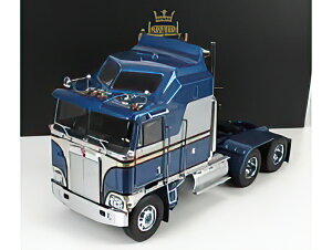 �y�\��z2026�N�����\��KENWORTH K100 AERODYNE TRACTOR TRUCK 3 ASSI 1976 BLUE MET/ROAD-KINGS 1/18�~�j�J�[