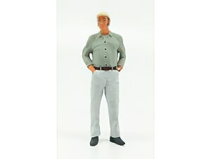 FIGURES TRUCKER FRANZ STANDING 2 TONE GREY/ROAD-KINGS 1/18�~�j�J�[