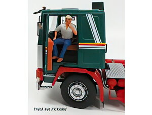 FIGURES MAN TRUCKER FRANZ SITTING IN THE TRUCK BLUE WHITE/ROAD-KINGS 1/18�~�j�J�[