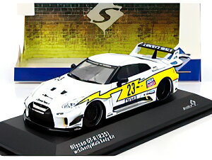 NISSAN 35GT RR LB SILHOUETTE N 23 WORKS LIBERTY WALK 2020 WHITE YELLOW BLACK/SOLIDO 1/43�~�j�J�[