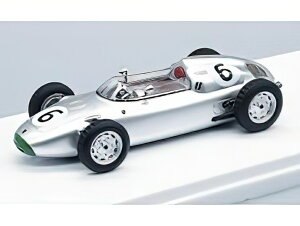 y\z2024N\PORSCHE|VF F2 718 N 6 SOLITUDE GERMANY GP 1960 GRAHAM HILL - SILVER GREEN /Tecno 1/43 ~jJ[