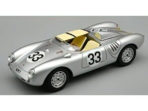 y\z2024N\PORSCHE|VF 550A TEAM PORSCHE KG N 33 24h LE MANS 1957 H.HERMANN - R.VON FRANKENBERG - SILVER /Tecno 1/43 ~jJ[