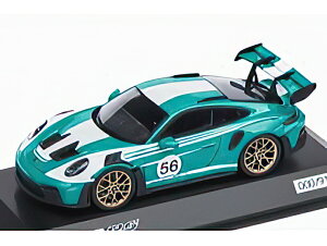 y\z12ȍ~\PORSCHE 911 992 GT3 RS N 56 RACING COUPE 2023 GREEN WHITE/Spark 1/43~jJ[ 917