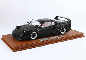 �y�\��zFerrari�t�F���[�� F40 Matt black Snow tires red seats BBR Kyosho ����54�� / BBR 1/18 �~�j�J�[