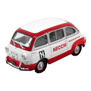 Fiat�t�B�A�b�g 600 �����e�B�v�� NECCHI �}�b�L�l�E�y���E�N�`�[�� 1960 �z���C�g/���b�h SERIE CAROSELLO ITALIANO / BRUMM 1/43 �~�j�J�[