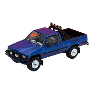 Toyota�g���^ Hilux SR5 Xtra Cab �s�b�N�A�b�v 1985 �u���[ / GCD 1/64 �~�j�J�[ �g���b�N�͌^