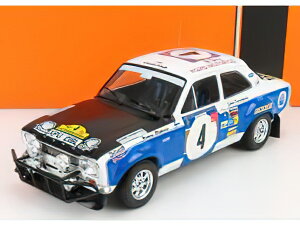 FORD ENGLAND - ESCORT MKI RS 1600 (night version) N 4 RALLY SAFARI 1973 H.MIKKOLA - J.DAVENPORT - WHITE BLUE BLACK /IXO 1/18 �~�j�J�[