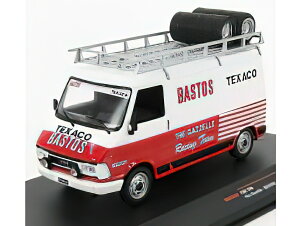 FIAT - 242 VAN TEAM TRE GAZZELLE BASTOS TEXACO RALLY ASSISTANCE 1984 - WHITE RED /IXO 1/43 �~�j�J�[