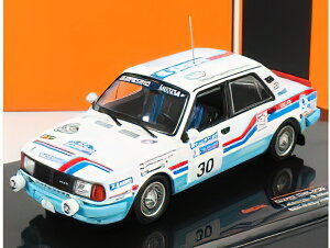 SKODA - 130L N 30 RALLY RAC LOMBARD 1987 L.KRECEK - B.MOTI - WHITE LIGHT BLUE /IXO 1/43 �~�j�J�[