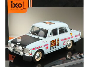 MOSKVITCH - 412 N 28 RALLY LONDON - MEXICO 1970 L.POTAPCIKAS - Y.LESOVSKIY - E.BAZHENOV - LIGHT BLUE BLACK /IXO 1/43 ~jJ[