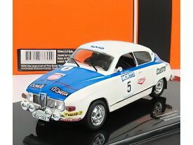 SAAB - 96 V4 N 5 RALLY 1000 LAKES 1976 S.LAMPINEN - J.MARKKANEN - WHITE BLUE /IXO 1/43 ミニカー