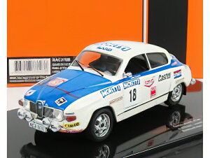 SAAB - 96 V4 N 18 RALLY 1000 LAKES 1976 J.VILKAS - J.SOINI - WHITE BLUE /IXO 1/43 �~�j�J�[