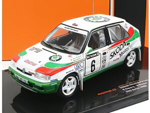 SKODA - FELICIA TEAM SKODA MOTORSPORT N 6 RALLY RAC LOMBARD 1996 P.SIBERA - P.GROSS - WHITE RED /IXO 1/43 �~�j�J�[
