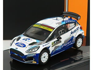 FORD ENGLAND - FIESTA R5 MKII N 23 WINNER WRC2 RALLY ACROPOLIS 2021 N.GRYAZIN - K.ALEKSANDROV - WHITE BLUE /IXO 1/43 ~jJ[