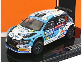 SKODA - FABIA RALLY2 EVO N 23 RALLY FINLAND 2022 T.ASUNMAA - V.MANNISENMAKI - LIGHT BLUE WHITE /IXO 1/43 ミニカー