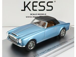 FERRARI�t�F���[�� 212 INTER sn0235EU CABRIOLET CLOSED 1952 - LIGHT BLUE MET BLACK /Kess-Model 1/43 �~�j�J�[