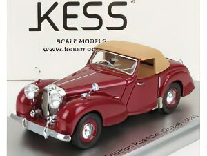 TRIUMPH - ROADSTER CLOSED 1949 - RED MET BEIGE /Kess-Model 1/43 ~jJ[