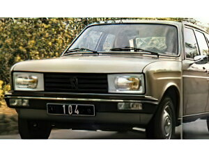 y\z1-3ȍ~\PEUGEOT - 104 GR 1981 - BEIGE MET /Norev 1/18 ~jJ[