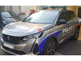 【予約】1-3月以降発売予定PEUGEOT - 3008 POLICE NATIONALE 2023 - SILVER /Norev 1/43 ミニカー