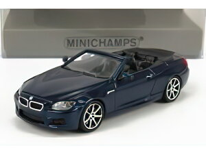 BMW 6-SERIES M6 CABRIOLET OPEN (F13) 2015 - BLUE MET/Minichamps 1/87�~�j�J�[