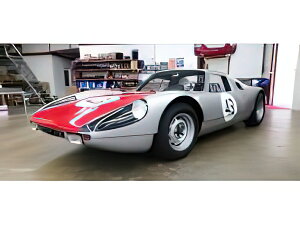 y\z12ȍ~\PORSCHE 904 CARRERA GTS ch.904-025 N 26 SILVERSTONE INTERNATIONAL GRAND TOURING 1964 INNES IRELAND - SILVER RED/CMC 1/18~jJ[