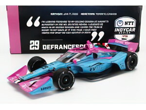 HONDA - TEAM ANDRETTI AUTOSPORT N 29 INDIANAPOLIS INDY 500 INDYCAR SERIES 2023 D.DeFRANCESCO/Greenlight 1/18~jJ[