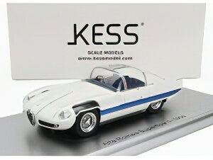 ALFA ROMEO 6C 3000 SUPERFLOW I PININFARINA 1956 - WHITE BLUE/Kess-Model 1/43~jJ[