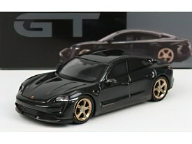 PORSCHE TAYCAN TURBO S LHD 2019 - VOLCANO GREY MET /MINI GT 1/64ミニカー