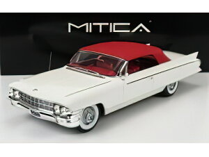 CADILLAC - ELDORADO BIARRITZ CONVERTIBLE CLOSED 1962 WHITE BORDEAUXCO/MITICA 1/18~jJ[