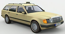 【予約】Mercedes-Benzメルセデスベンツディーラーモデル 200 D (S124) Taxi /Norev 1/18 ミニカー